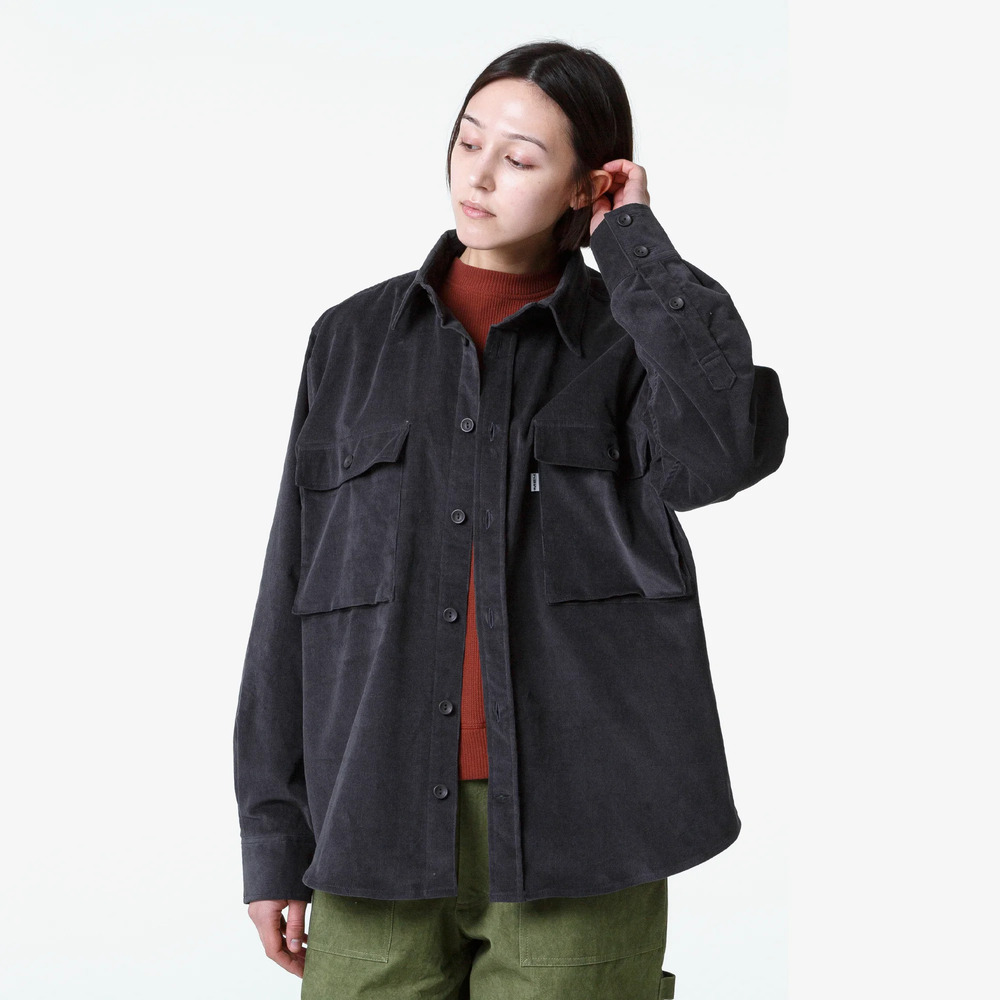 Рубашка МЕЧ MICRO CORD SHIRT Iron Grey - фото 2