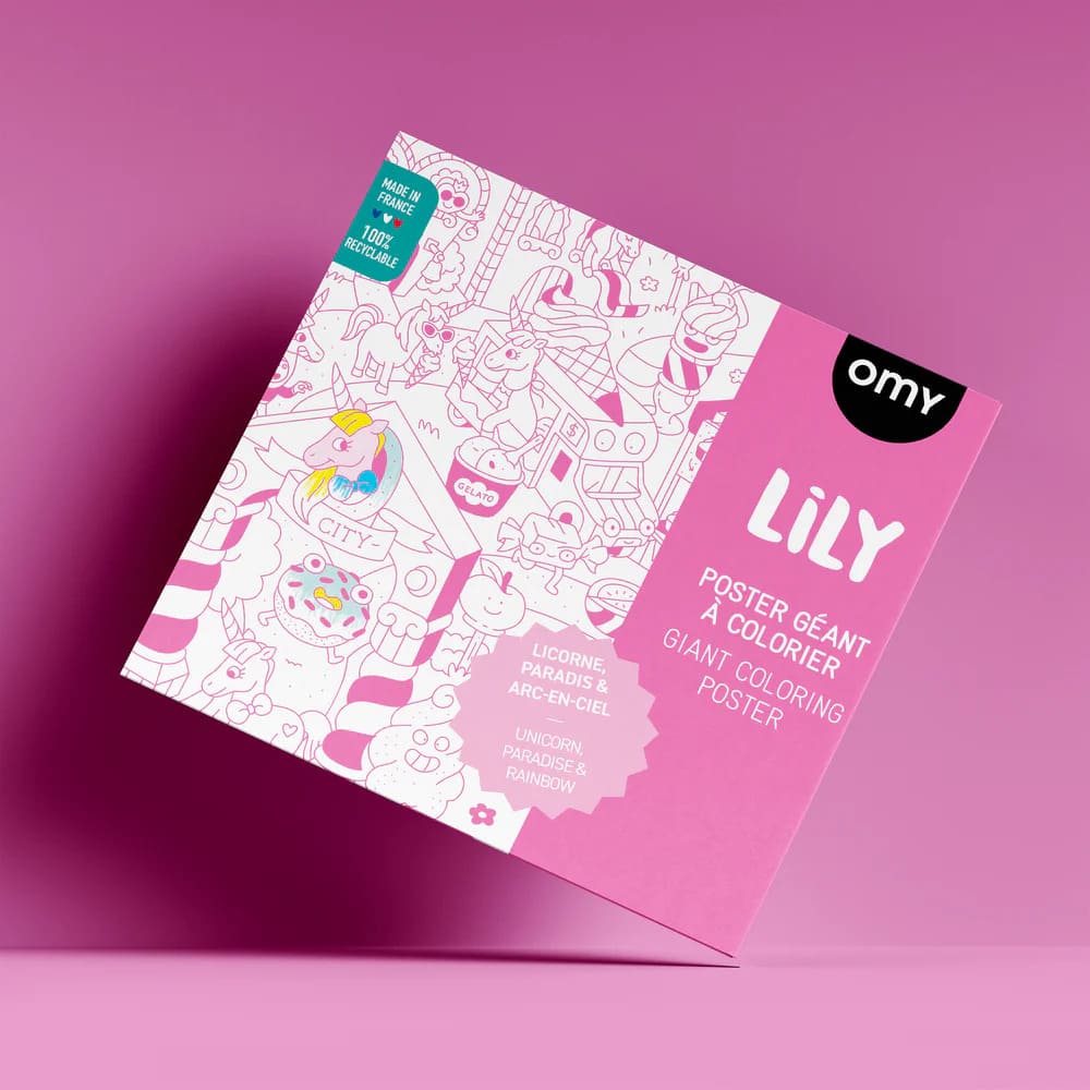 Огромная раскраска OMY Lily