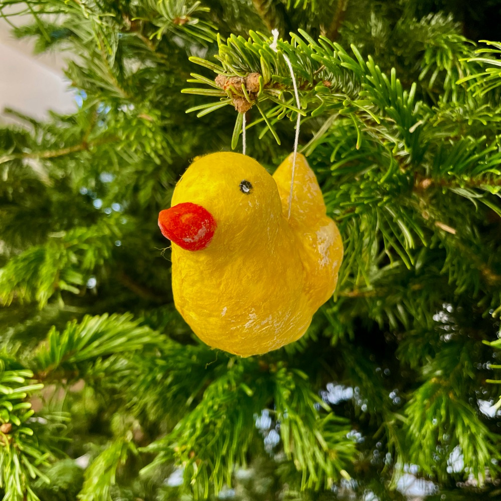 Ватная елочная игрушка - Уточка - фото 1