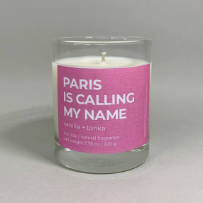 Ароматическая свеча taddywax Paris is calling my name