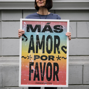 Плакат Friend Function Mas Amor разноцветный