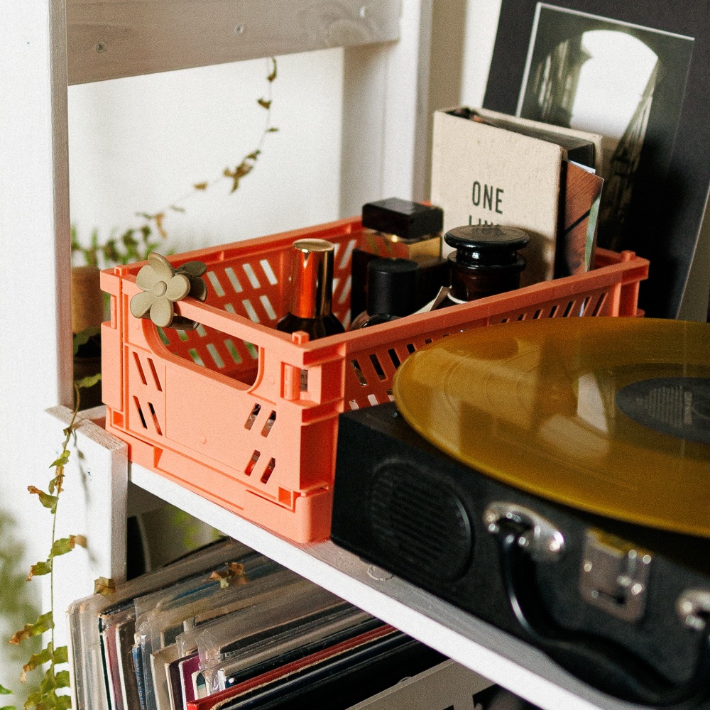 Пластиковые складные боксы 25х15 см (разные цвета) - фото 18