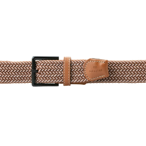 Ремень Garzini Braided Belts Brown White