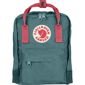 Рюкзак Fjallraven Kanken MINI Frost Green-Peach Pink (664-319)