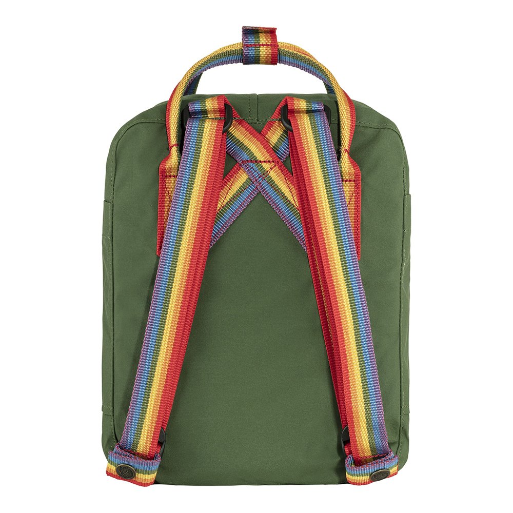 Рюкзак Fjallraven Kanken MINI Spruce Green - Rainbow Pattern (621-907) - фото 2