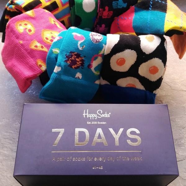 Носки Happy Socks подарочный набор 7 Days размер 40-46 - фото 4
