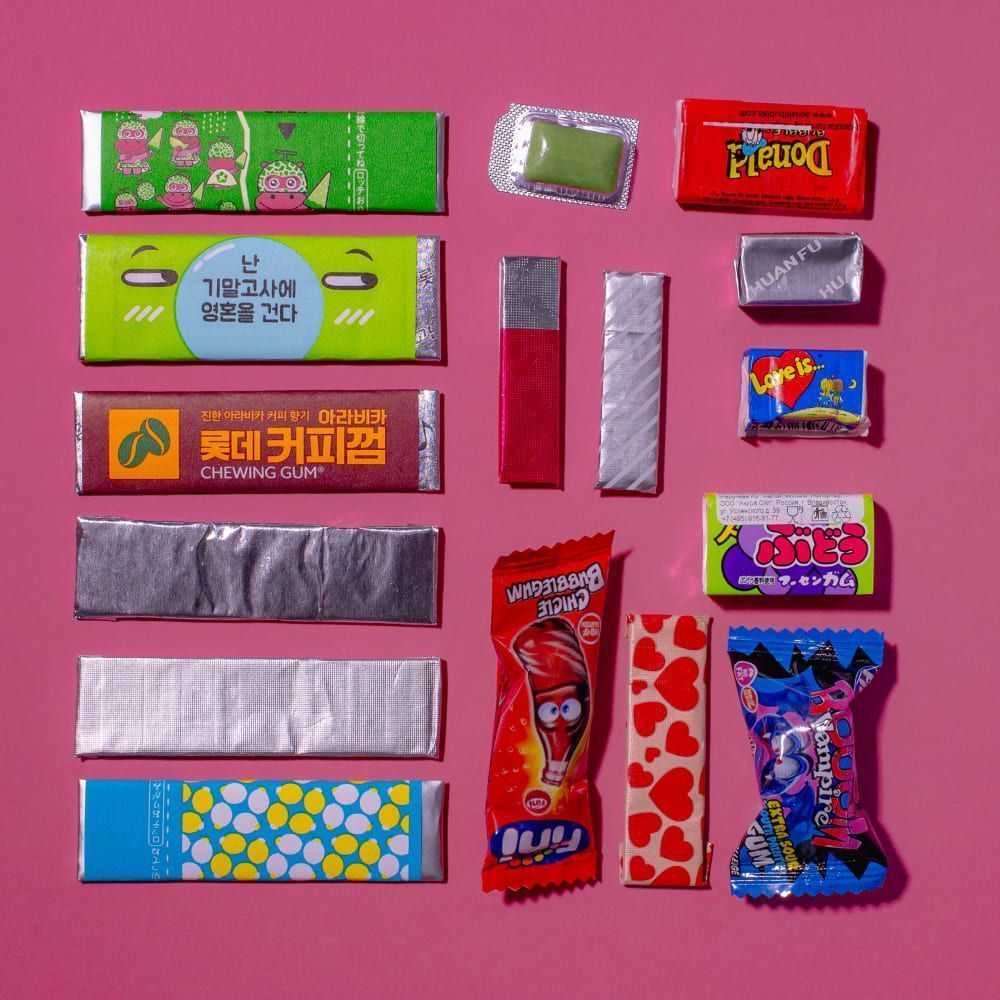 Набор жвачки из разных стран Amgum х Friend Function Flavour Mix