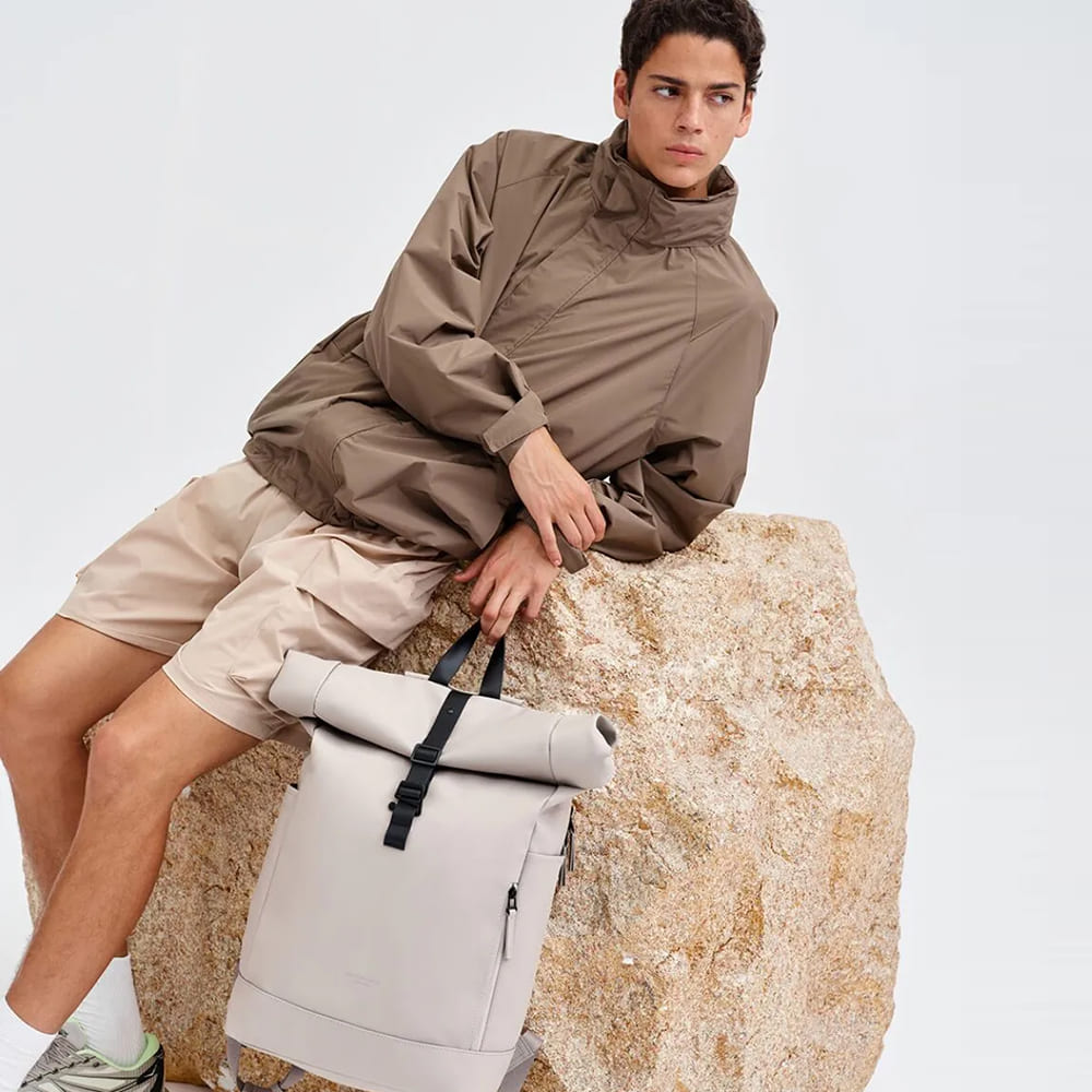 Рюкзак Gaston Luga Splash Rolltop 16" Latte - фото 10