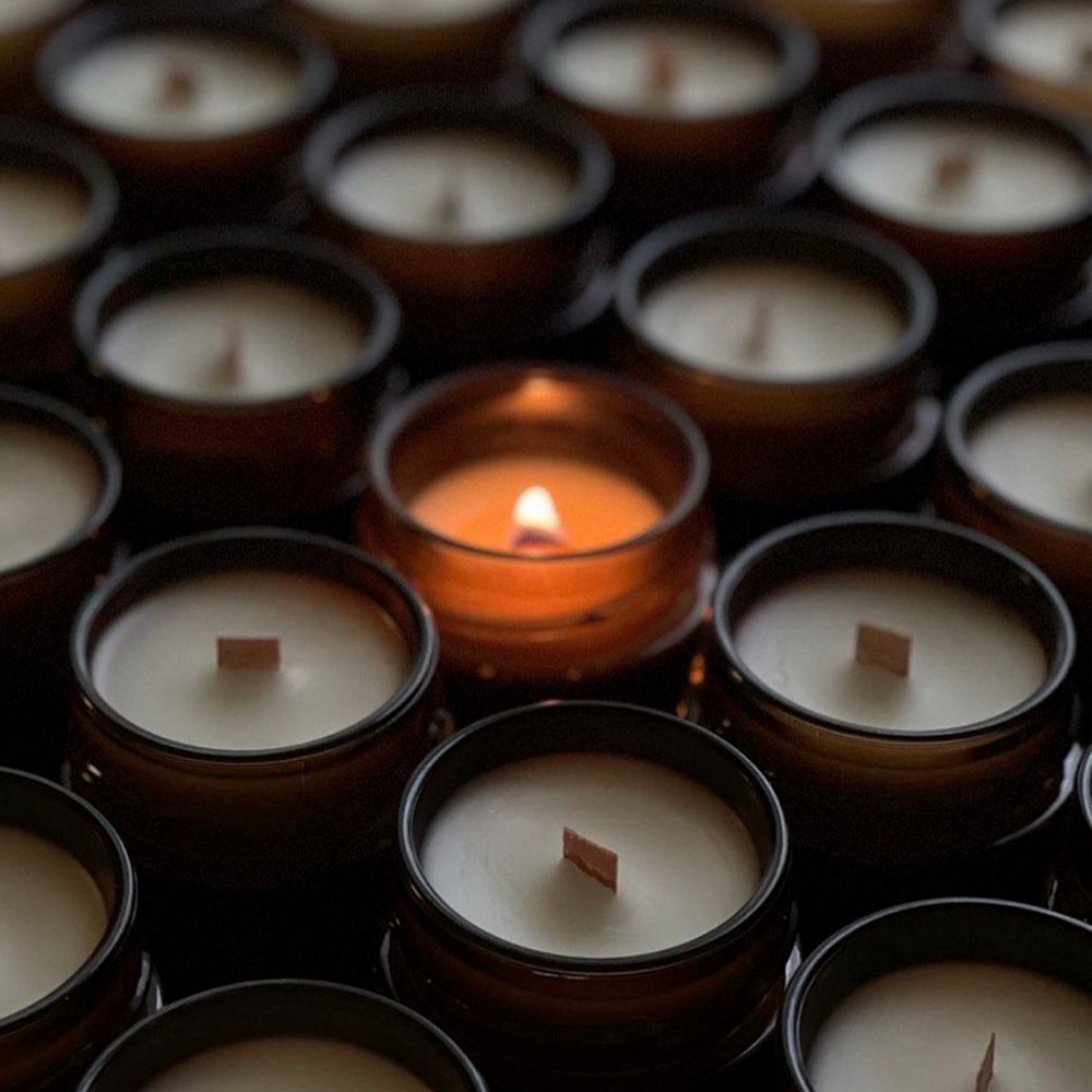 Ароматические свечи с деревянным фитилём Laboratoria 1:44 - фото 1