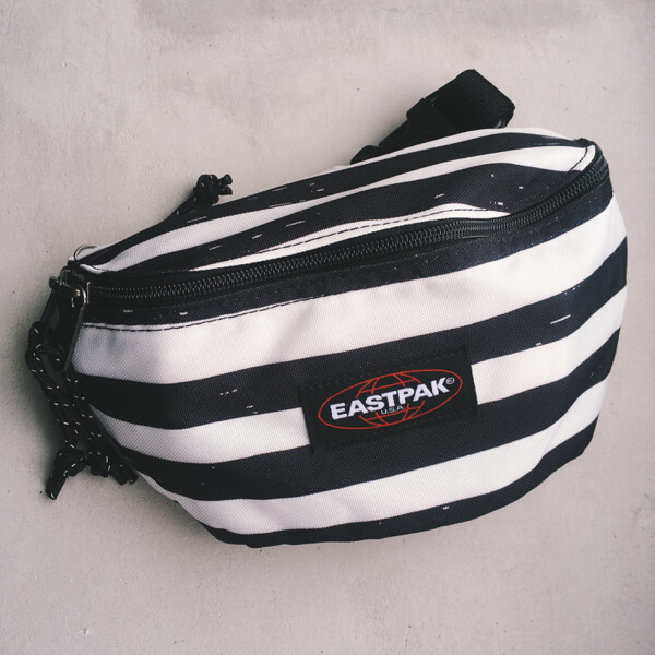 Сумка на пояс Eastpak Springer Stripe-It Black - фото 2