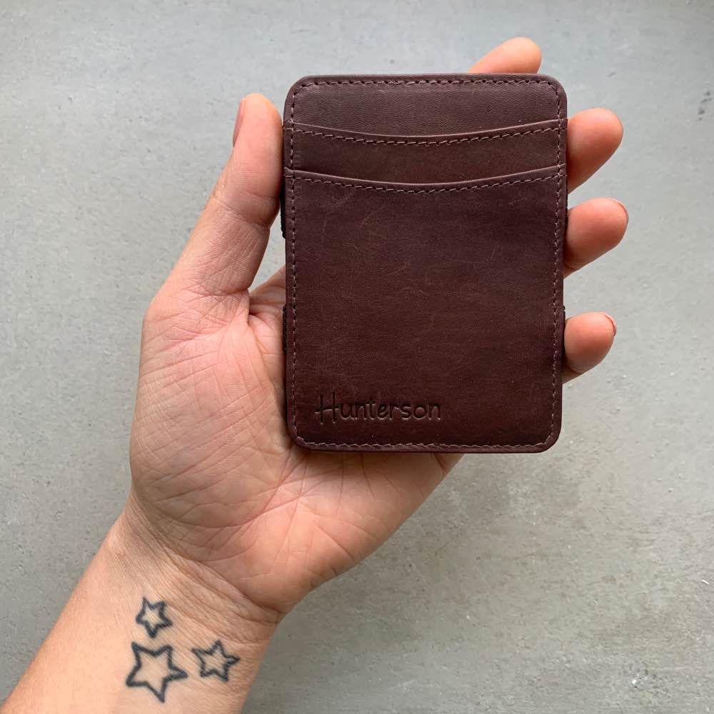 Волшебный кошелек Hunterson Magic Wallets коричневый - фото 4