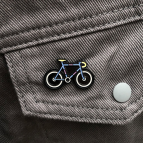 Значок Friend Function Велосипед синий