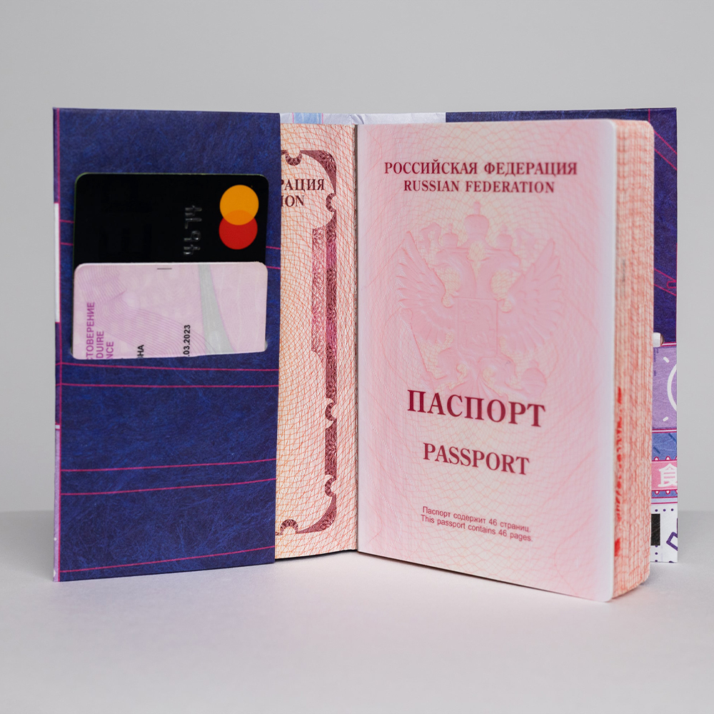 Обложка для паспорта из тайвека New Wallet Tokyo - фото 6