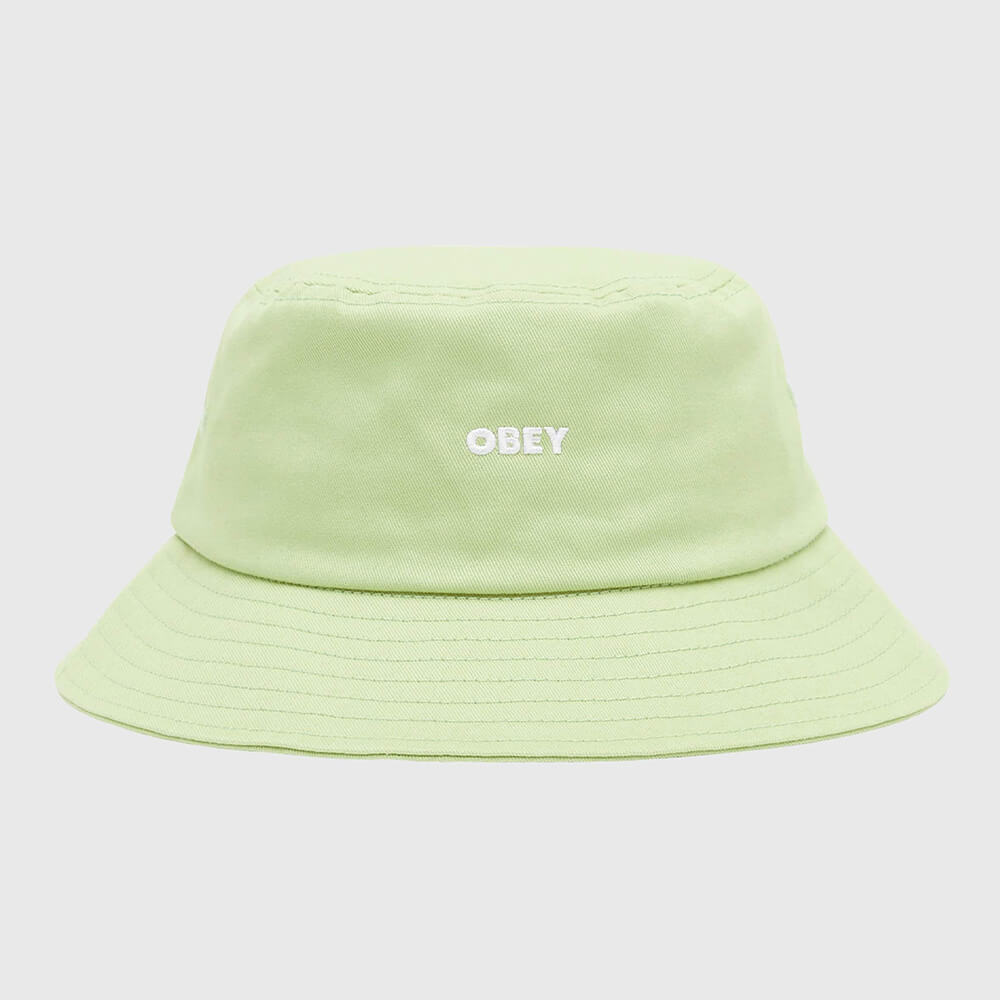 Панама Obey Bold Twill Bucket Hat Green Fig - фото 1
