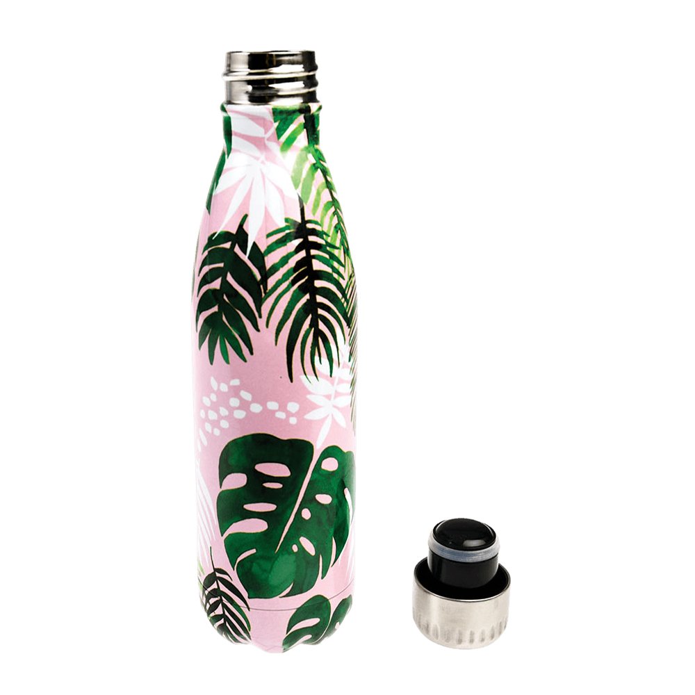 Стальная бутылка с пальмами - фото 4