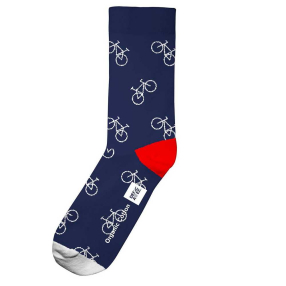 Носки Dedicated Sigtuna Bike Pattern Navy 36-40