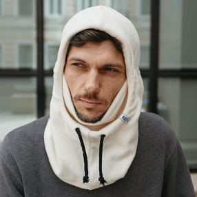 Капюшон Kusto Hood L белый