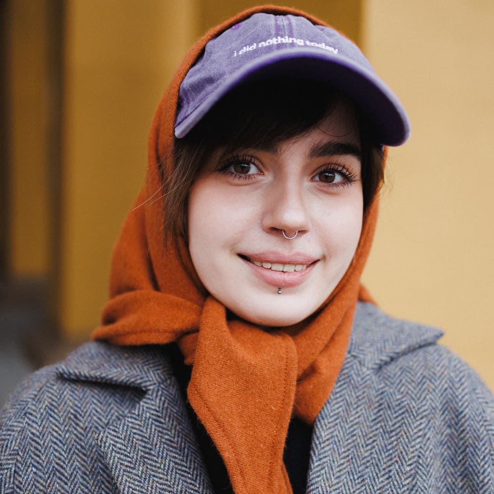 Косынка Friend Function шерстяная и терракотовая - фото 3