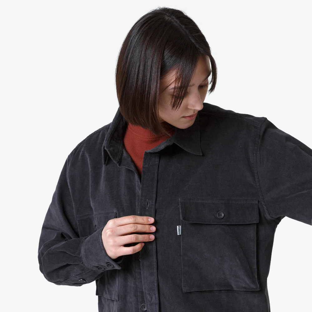 Рубашка МЕЧ MICRO CORD SHIRT Iron Grey - фото 3