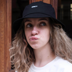 Панама Obey Bold Twill Bucket Hat Black