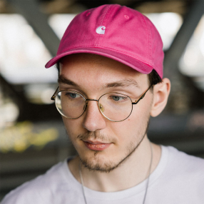 Кепка Carhartt WIP Madison Logo Magenta/White