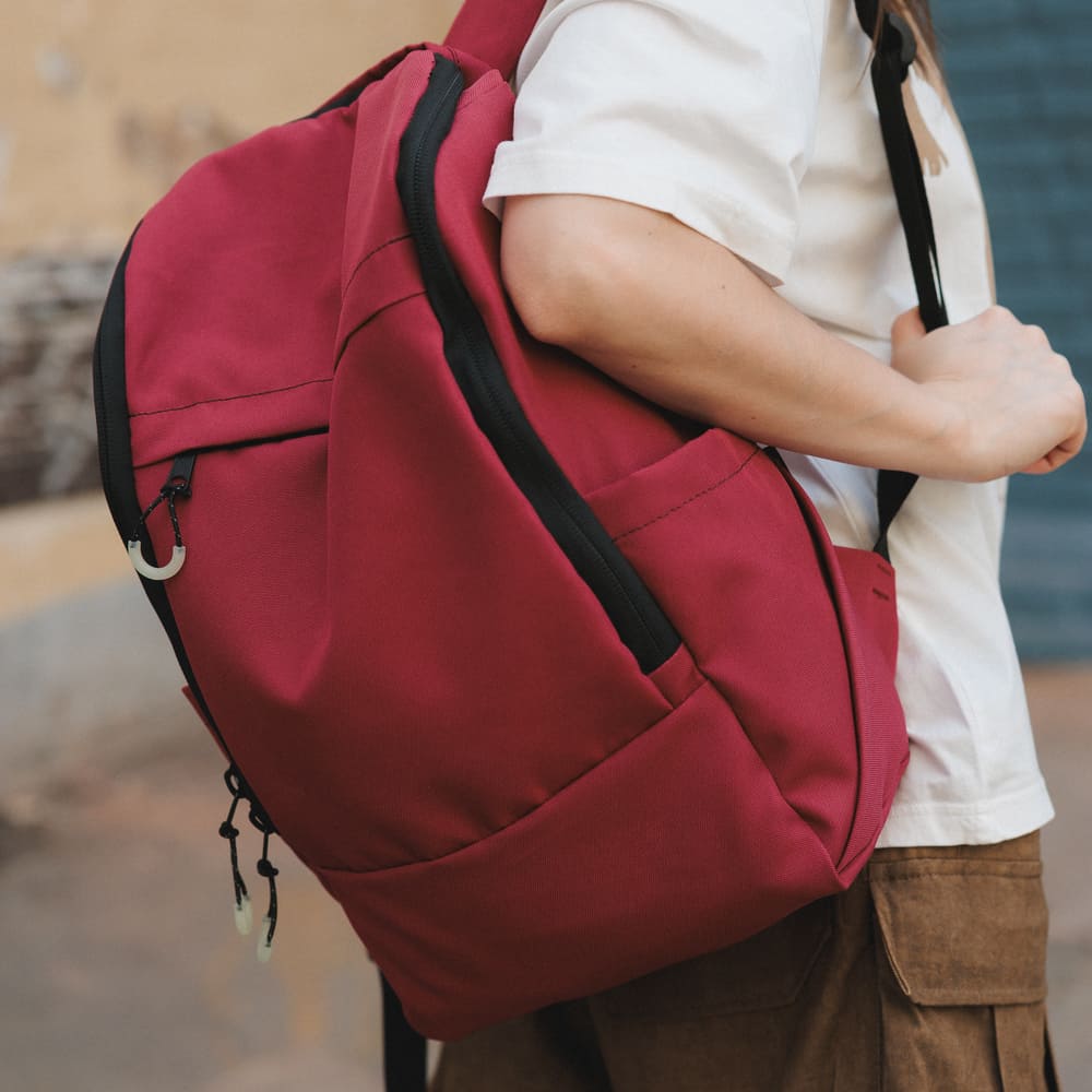 Рюкзак Friend Function КИН бордово-красный