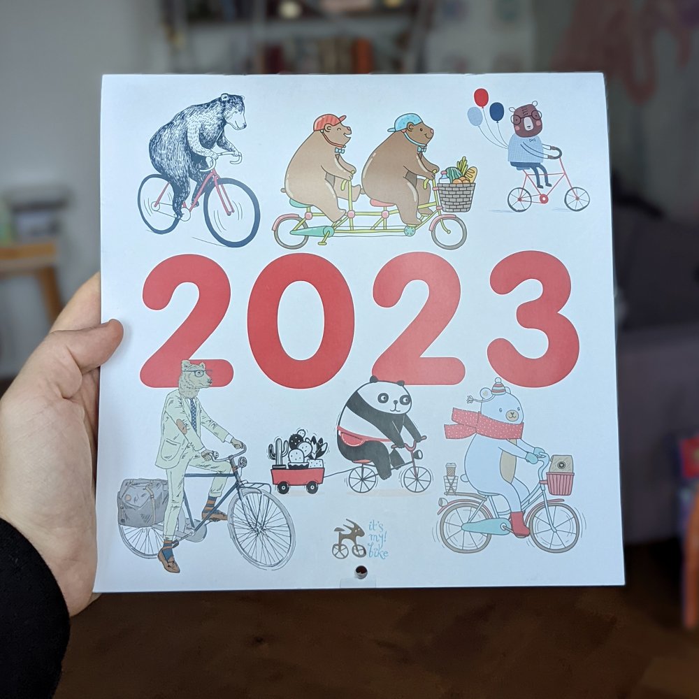 Велокалендарь 2023 с медведями - фото 3