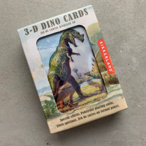 Игральные 3d карты с динозаврами