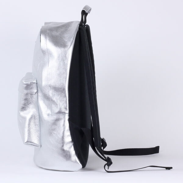Кожаный рюкзак Kokosina Daypack серебряный - фото 6