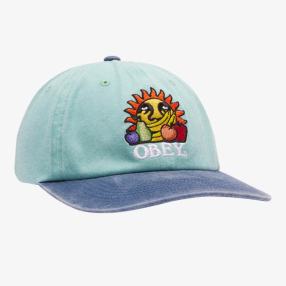 Кепка Obey Pigment Fruits 6 Panel Snapback Sea Spray Multi кепка obey pigment lowercase 6 panel teal