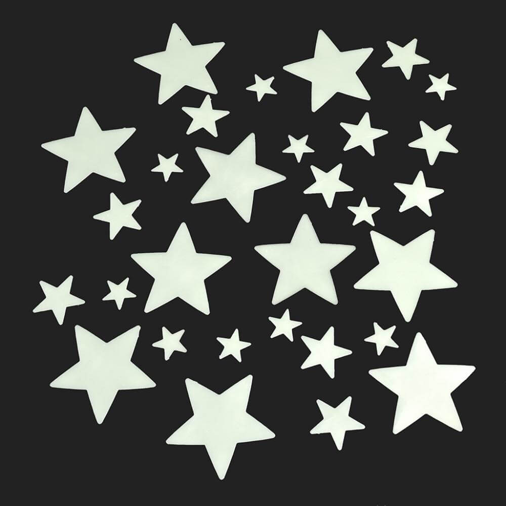 Набор из 30 звездочек светящихся в темноте REX - фото 4