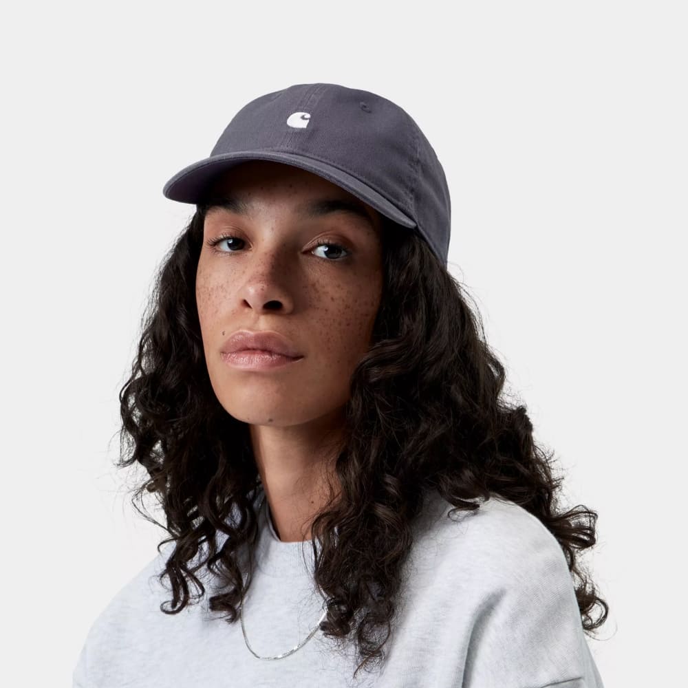 Кепка Carhartt WIP Madison Logo Cap Shady Purple/ White