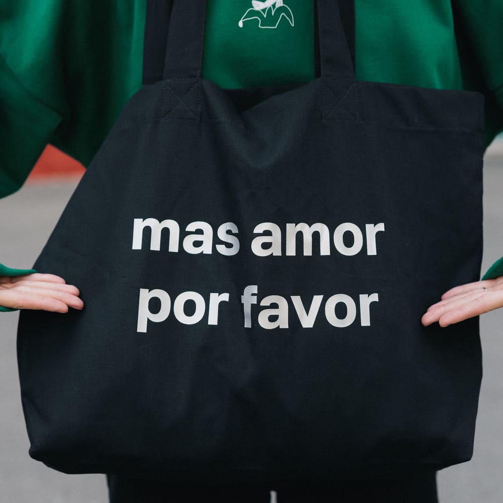 Шоппер Friend Function MAS AMOR POR FAVOR серебро - фото 4