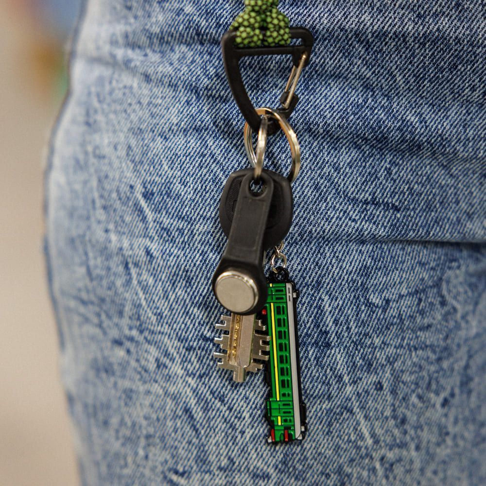 Брелок металлический FRIEND FUNCTION Электричка ЭР2