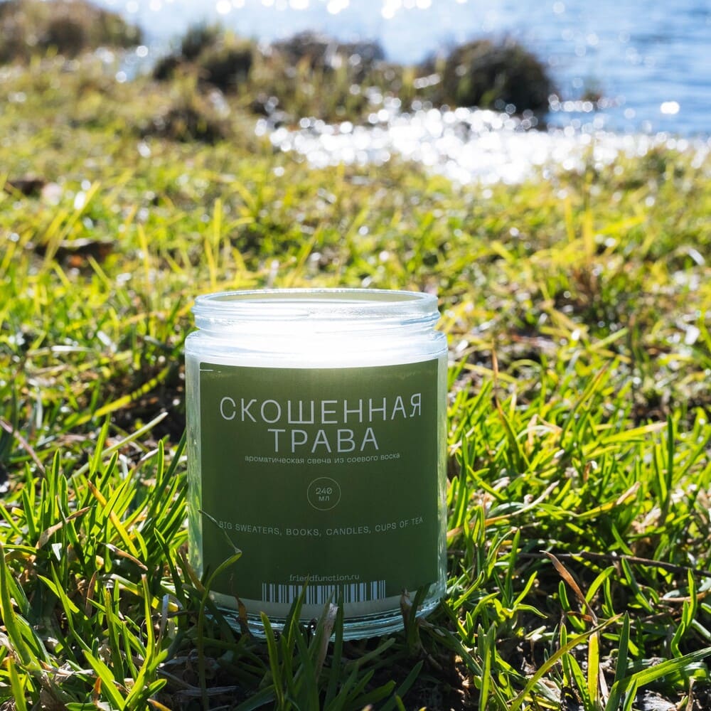 Свеча Friend Function Скошенная трава 240 мл