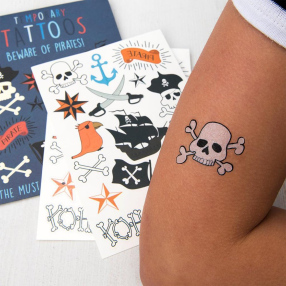 Временные татуировки с пиратами REX