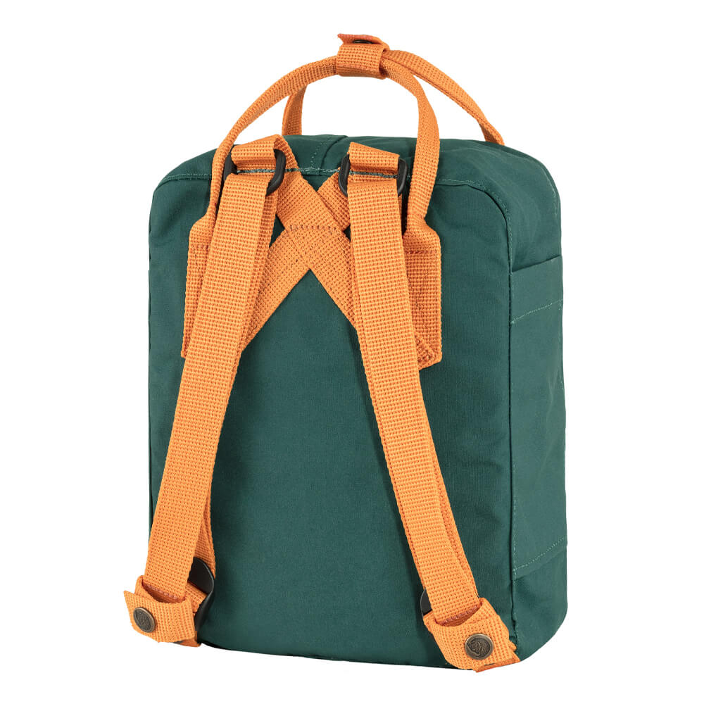 Рюкзак Fjallraven Kanken MINI Arctic Green-Spicy Orange (667-206) - фото 4