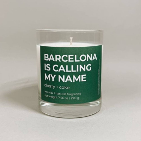Ароматическая свеча taddywax Barcelona is calling my name