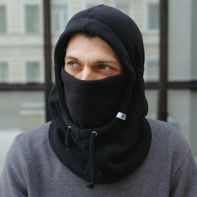 Капюшон Kusto Hood L черный