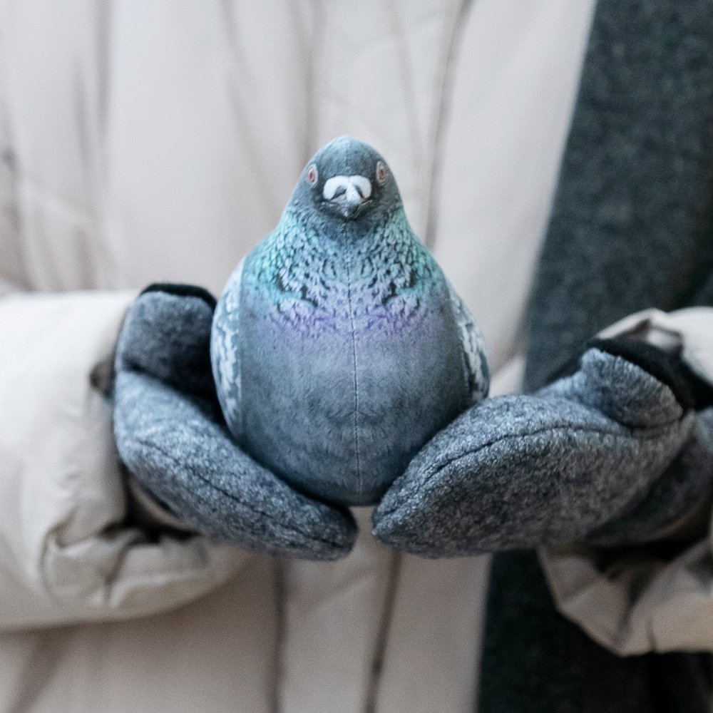 Мягкий реалистичный голубь - фото 14