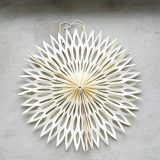 Большая бумажная звезда 17.5 x 3.5 x 17.5 см