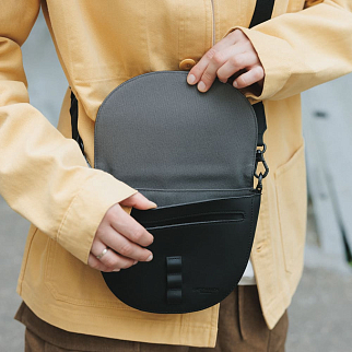 Кроссбоди сумка Gaston Luga Splash Moon Black