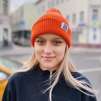 Шапка Kusto One оранжевая