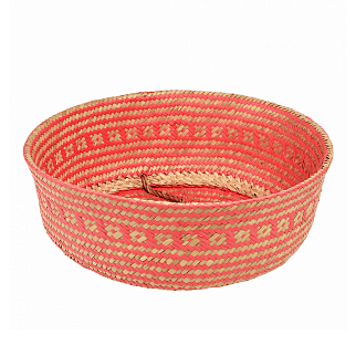 Корзина для белья REX коралловая