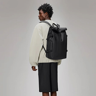 Рюкзак Rains Rolltop Rucksack LARGE Black