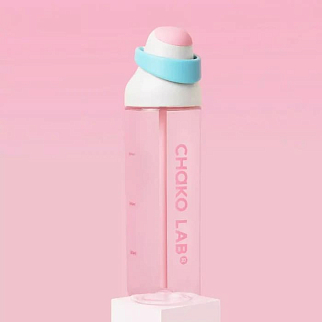 Бутылка Chako Lab Kada Bottle White Pink 888мл