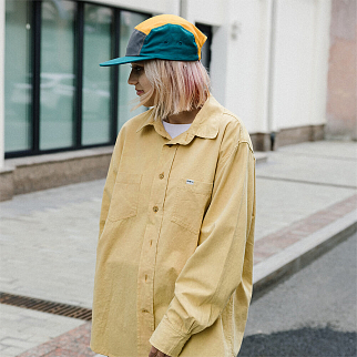 Кепка Friend Function Colorblock бирюзово-желтая