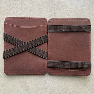 Волшебный кошелек Garzini Magic Wallets коричневый