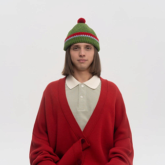 Шапка CHECK YA HEAD зеленая 2510/162