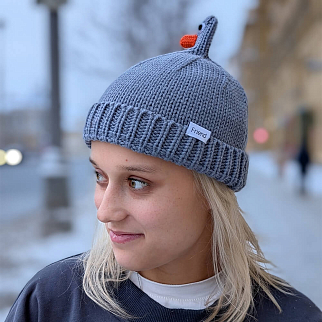 Шапка Friend Function Будь как голубь стальной